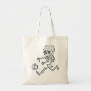 Skeleton Soccer Halloween Boys Girls Kinder Mannen Tote Bag