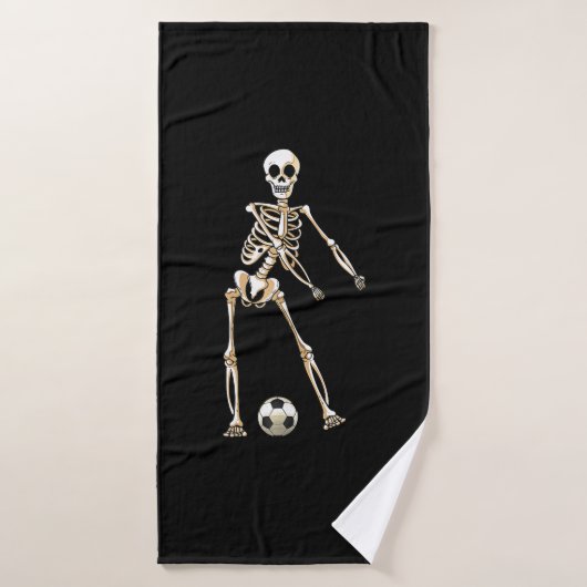 Skeleton Soccer Halloween Flossing Dance Cosplay Badhanddoek (Badhanddoek)