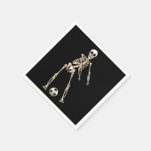 Skeleton Soccer Halloween Flossing Dance Cosplay Servet (Hoek)