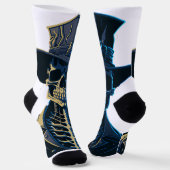 Skeleton socs sokken (Gebogen)