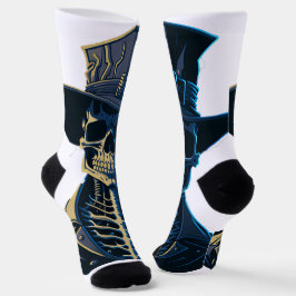 Skeleton socs sokken