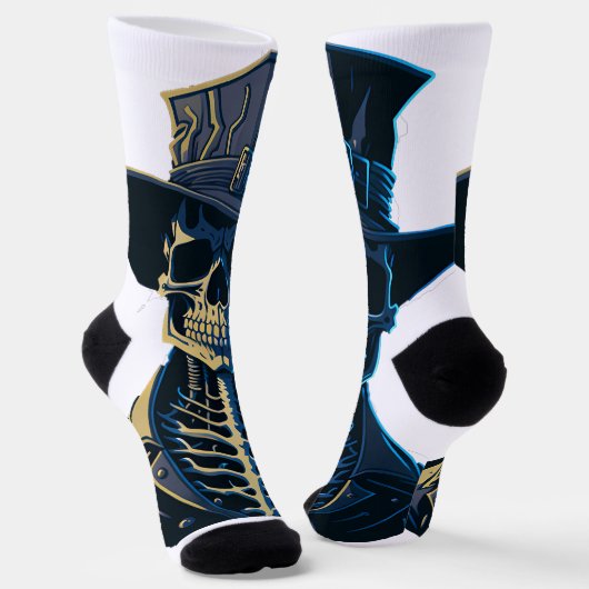 Skeleton socs sokken (Gebogen)