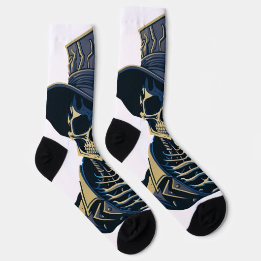 Skeleton socs sokken (Rechts)