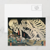 Skeleton Specter van Kuniyoshi Utagawa Briefkaart (Voorkant / Achterkant)