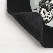 Skeleton Spelen Gitaar Punk Rock Muziek Halloween Muismat (Hoek)