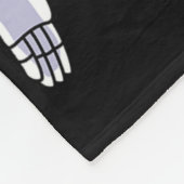 Skeleton spelen gitaar Rock and Roll Boys Kinder Fleece Deken (Hoek)