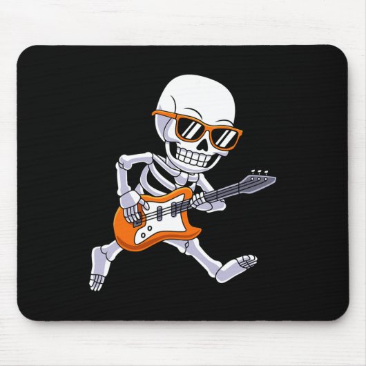 Skeleton spelen gitaar Rock and Roll Boys Kinder Muismat (Voorkant)