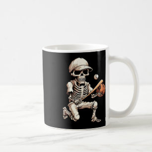 Skeleton Spelen Honkbal Halloween Skull Lover Koffiemok