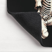 Skeleton Spelen Honkbal Halloween Skull Lover Muismat (Hoek)