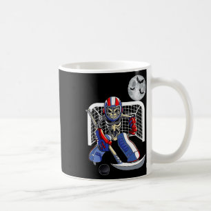 Skeleton Spelen IJshockey Happy Halloween Day Bo Koffiemok