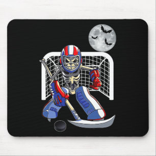 Skeleton Spelen IJshockey Happy Halloween Day Bo Muismat