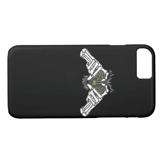 Skeleton Spider Heart Case-Mate iPhone Case (Achterkant (Horizontaal))