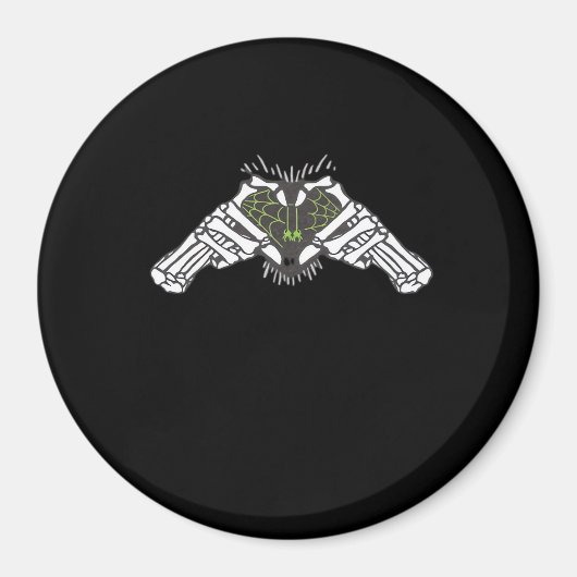 Skeleton Spider Heart Magneet (Voorkant)