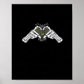 Skeleton Spider Heart Poster (Voorkant)