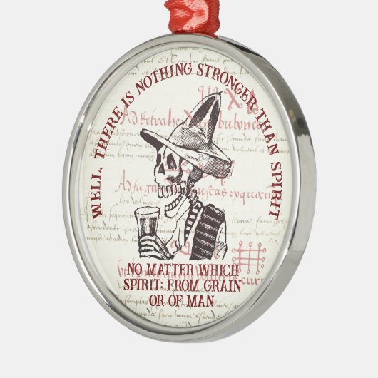 Skeleton Spirit Sterk Xmas Ornament (Links)
