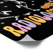 Skeleton Spooky Radiology Crew X-ray Tech Hallowee Poster (Hoek)