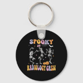 Skeleton Spooky Radiology Crew X-ray Tech Hallowee Sleutelhanger (Voorkant)