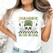 Skeleton St Patrick's Day Shirt, Shamrock and Roll T-shirt