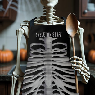 Skeleton Staff Custom Halloween Schort