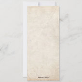 Skeleton Steampunk Halloween Bachelor B-day Party Kaart (Achterkant)