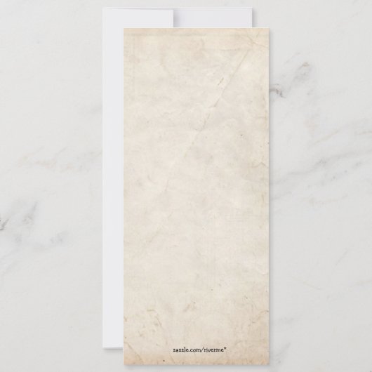 Skeleton Steampunk Halloween Bachelor B-day Party Kaart (Achterkant)