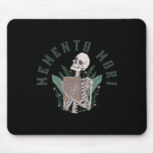 Skeleton Stoic Philosophy Latijn Citaat Memento Mo Muismat