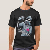 Skeleton Street Graffiti Cool Trend T-shirt (Voorkant)