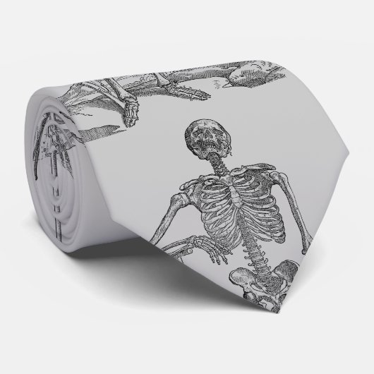 Skeleton-Stropdas Stropdas (Opgerold)