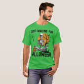 Skeleton Summer Spooky Vibes Just Waiting For Hall T-shirt (Voorkant volledig)