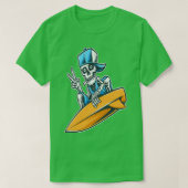Skeleton Surf 1 T-shirt (Design voorkant)
