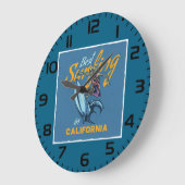  Skeleton Surfen Californië Beach Grote Klok (Hoek)