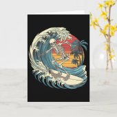 Skeleton surfen  kaart (Gele Bloem)