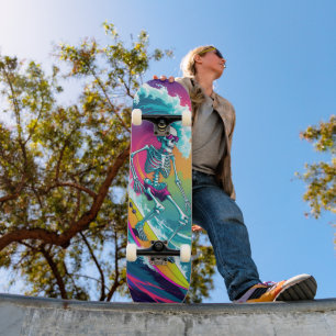 Skeleton surfen neon kleurrijke zomer persoonlijk skateboard