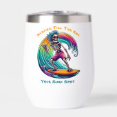 Skeleton Surfer Riding A Wave (Voorkant)