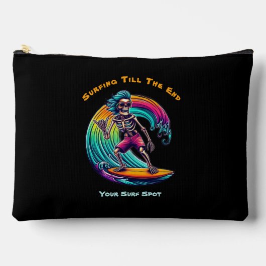 Skeleton Surfer Riding A Wave Etui (Voorkant)