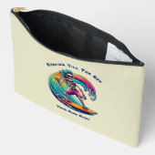 Skeleton Surfer Riding A Wave Etui (Open)