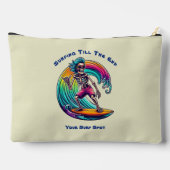 Skeleton Surfer Riding A Wave Etui (Achterkant)