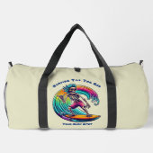 Skeleton Surfer Riding A Wave Plunjezak (Achterkant)