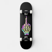 Skeleton Swagger Edition Persoonlijk Skateboard (Voorkant)