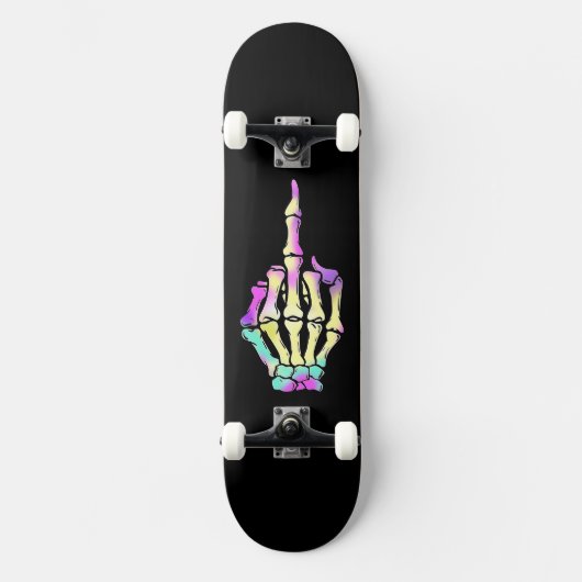 Skeleton Swagger Edition Persoonlijk Skateboard (Voorkant)