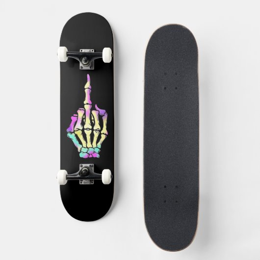 Skeleton Swagger Edition Persoonlijk Skateboard (Voorkant)