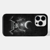Skeleton Swinging Moon iPhone Hoesje (Achterkant horizontaal)