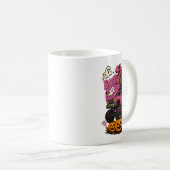 Skeleton T Rex Dinosaur Monster Truck Pompoen Brea Koffiemok (Voorkant rechts)