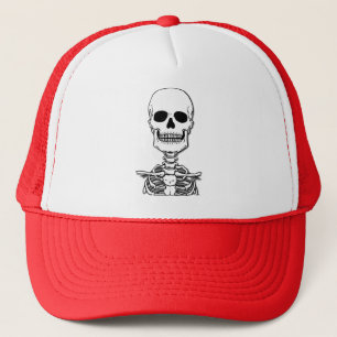 Skeleton T-Shirts en Hoodies Trucker Pet