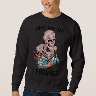 Skeleton Tattoo alleen maar de Tip I Promise Tatto Trui