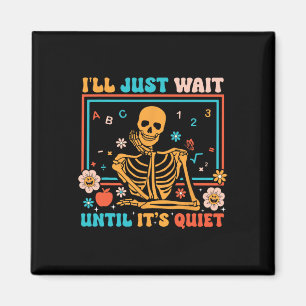 Skeleton Teacher Halloween Kostuum Mannen Vrouwen Magneet