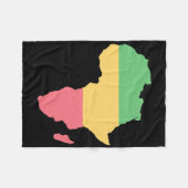 Skeleton Tennis Halloween Racket LL Fleece Deken (Voorkant (Horizontaal))