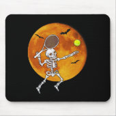 Skeleton Tennis Halloween Racket LL Muismat (Voorkant)