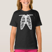 Skeleton Torso Halloween T-Shirt (Voorkant)