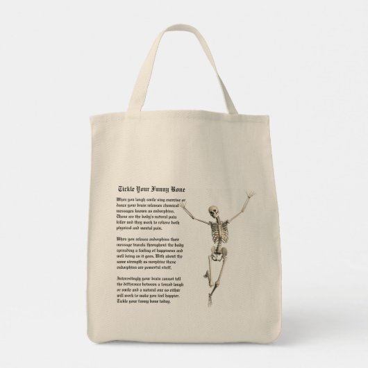 Skeleton Tote Bag (Achterkant)